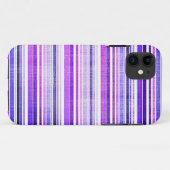  Violet Stripes Patroon Case-Mate iPhone Case (Achterkant (horizontaal))