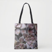 Violet Succulent Delight Tote Bag (Voorkant)