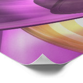 Violet Summer Abstract Poster (Hoek)