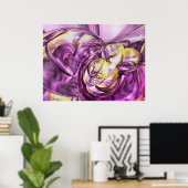 Violet Summer Abstract Poster (Thuiskantoor)