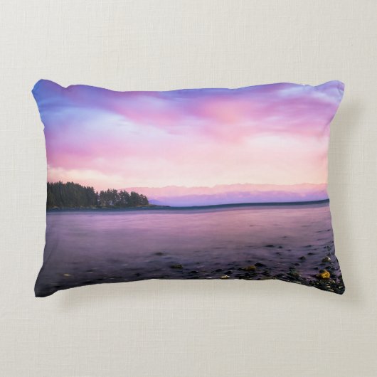 Violet Sunset Pillow Accent Kussen (Voorkant)
