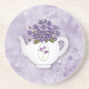 Violet Teapot Onderzetter