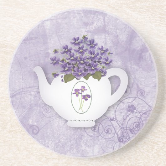 Violet Teapot Onderzetter (Voorkant)