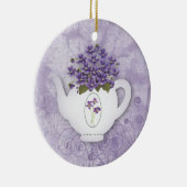 Violet Teapot Ornament (Rechts)