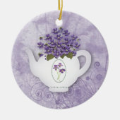 Violet Teapot Ornament (Voorkant)