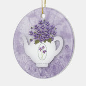 Violet Teapot Ornament (Links)