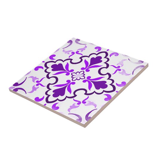 Violet Tegeltje (Zijkant)