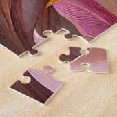 Violet Throated Songbird Fantasy Bird Legpuzzel (Zijkant)