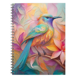 Violet Throated Songbird Fantasy Bird Notitieboek