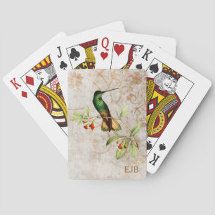 Violet Throing Hummingbird-spelkaarten Pokerkaarten
