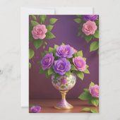 Violet Trouw Bescheidenheid Zachte Kracht van Lief Kaart (Achterkant)