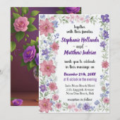 Violet Trouw Bescheidenheid Zachte Kracht van Lief Kaart (Voorkant / Achterkant)