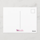 Violet Tufted Jay Fantasy Bird Briefkaart (Achterkant)