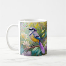 Violet Tufted Jay Fantasy Bird