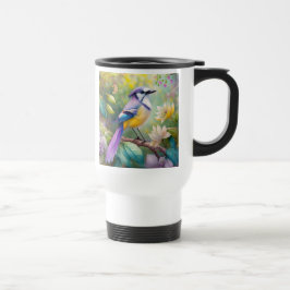 Violet Tufted Jay Fantasy Bird Reisbeker