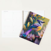 Violet Tufted Yellow Breasted Fantasy Bird Planner (Display)