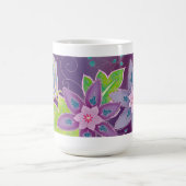 Violet Tulip Coffee Mok (Center)