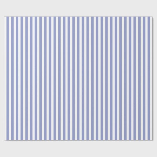 Violet Tulp & White Striped Pattern Cadeaupapier (Vlak)