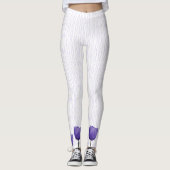 Violet Tulpen Leggings (Voorkant)