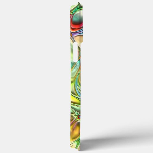 Violet Turquoise Oranje roze omroepletterpatroon Case-Mate iPhone Case (Achterkant / Rechts)