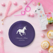 Violet Unicorn Weddenschap Bord (Feest)
