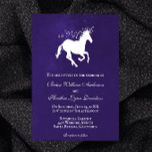 Violet Unicorn Weddenschap Kaart