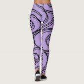 VIOLET VAN HET WISSELPATROON ULTRA door Slipperywi Leggings (Achterkant)