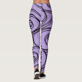 VIOLET VAN HET WISSELPATROON ULTRA door Slipperywi Leggings