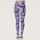 VIOLET VAN HET WISSELPATROON ULTRA door Slipperywi Leggings (Voorkant)