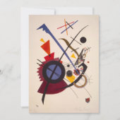 Violet van Wassily Kandinsky Bedankkaart (Voorkant)