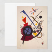 Violet van Wassily Kandinsky Bedankkaart (Voorkant / Achterkant)