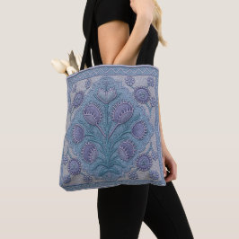 Violet Venus Fly Trap Canvas tas