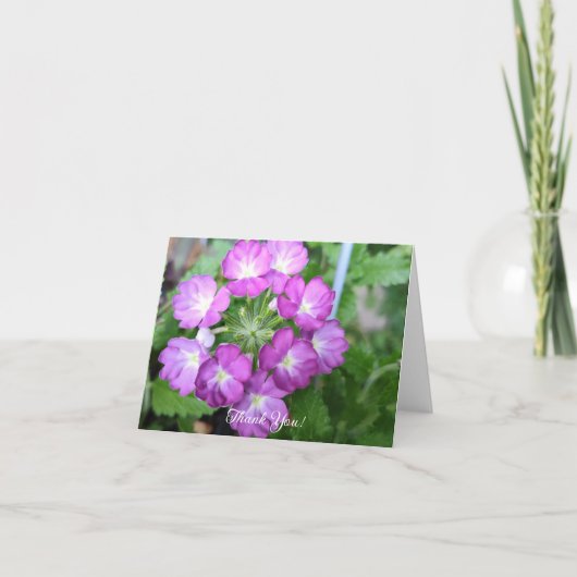 Violet Verbanas Bedankkaart (Voorkant)