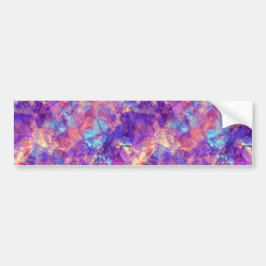 Violet-verrukte textuur bumpersticker