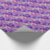 Violet-verrukte textuur cadeaupapier (Hoek)