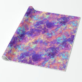 Violet-verrukte textuur cadeaupapier (Uitgerold)