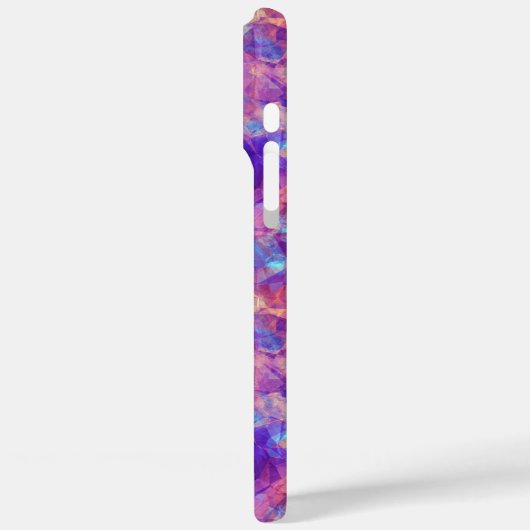 Violet-verrukte textuur Case-Mate iPhone case (Achterkant / Links)