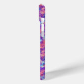 Violet-verrukte textuur Case-Mate iPhone case (Achterkant / Links)