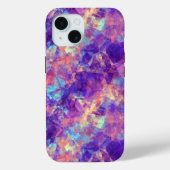 Violet-verrukte textuur Case-Mate iPhone case (Achterkant)