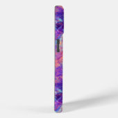 Violet-verrukte textuur Case-Mate iPhone case (Achterkant / Rechts)