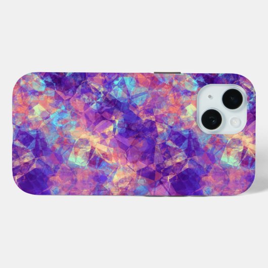 Violet-verrukte textuur Case-Mate iPhone case (Achterkant (horizontaal))