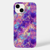 Violet-verrukte textuur Case-Mate iPhone case (Achterkant)