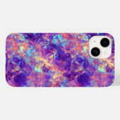 Violet-verrukte textuur Case-Mate iPhone case (Achterkant (horizontaal))