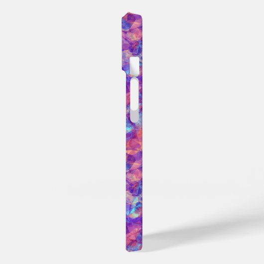 Violet-verrukte textuur Case-Mate iPhone case (Achterkant / Links)