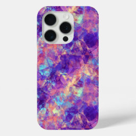 Violet-verrukte textuur iPhone 15 pro case