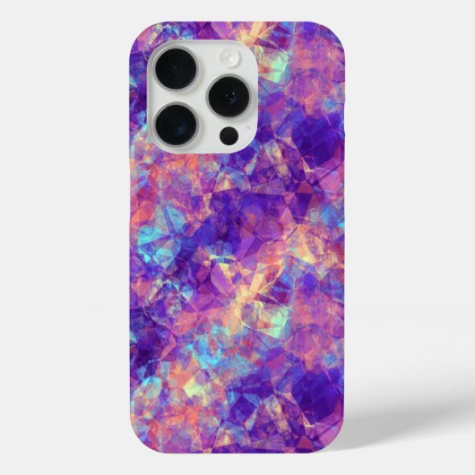 Violet-verrukte textuur Case-Mate iPhone case (Achterkant)
