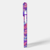 Violet-verrukte textuur Case-Mate iPhone case (Achterkant / Links)