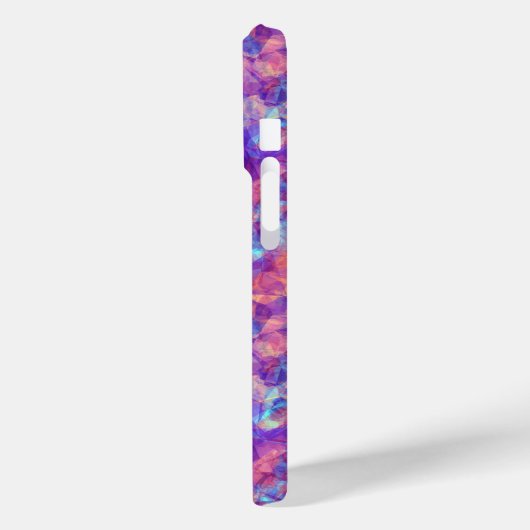 Violet-verrukte textuur Case-Mate iPhone case (Achterkant / Links)