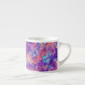 Violet-verrukte textuur espresso kop (Rechts)