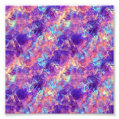 Violet-verrukte textuur foto afdruk (Voorkant)